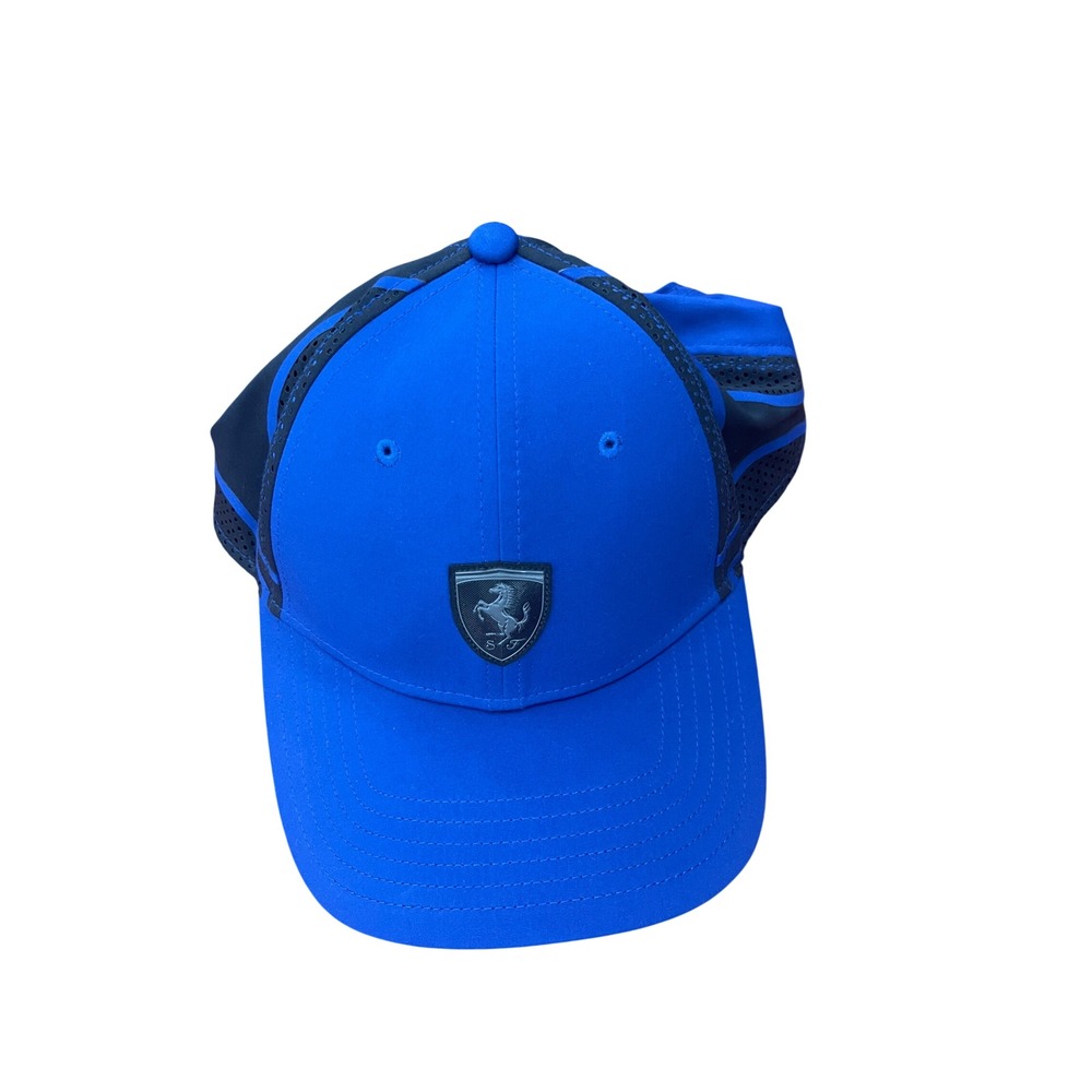Scuderia Ferrari Blue F1 Racing Baseball Cap Adjustable Hat Official Product